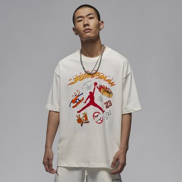 NIKE AS M J  SS OS CREW NECK GCEL 男 短袖T恤-HJ3965133