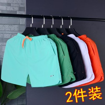 速干運動短褲男 夏季薄款休閑寬松三分褲社會精神小伙純色3分褲潮