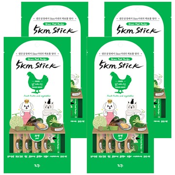 Chogong 朝貢 犬貓用 5km Stick 營養蔬果肉泥  雞胸肉(骨關節)  56g  4袋