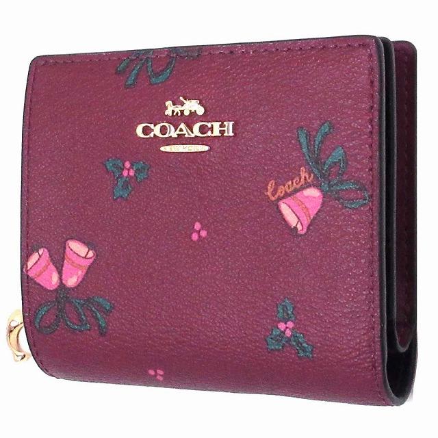 コーチ 財布 COACH アウトレット ホリデー ベル プリント スナップ ...