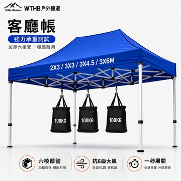 【免運】六棱客廳帳 加厚大金鋼 防積水遮雨棚 伸缩棚 活動帳 停車棚 廣告棚展售棚 遮陽棚 炊事帳 戶外擺攤 防水帳篷
