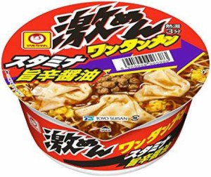 東洋水産 激めんワンタンメン スタミナ旨辛醤油 97g×12個