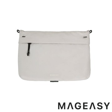 【MAGEASY】Sacoche機能掛繩隨行包2L『水泥灰』PHIPH234 戶外 露營 健行 休閒 時尚 旅遊 通勤 隨行包
