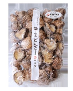 大分県産中玉どんこ椎茸300ｇ 原木栽培 干し椎茸 訳あり 肉厚_B063-002