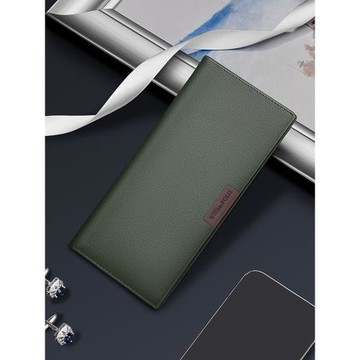 英皇保羅錢包男款真皮商務長款卡夾銀包薄款卡包男士2025新款送禮