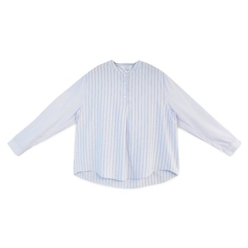 【Simply Yours】拼色條紋上衣 藍F