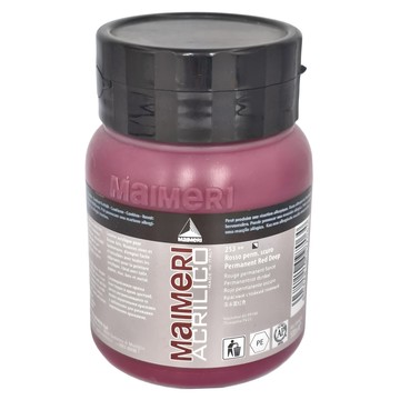 MaIMeRI 美利 壓克力顏料 MA-0934253 253 PERM RED DEEP 永固深紅  500ml  1色