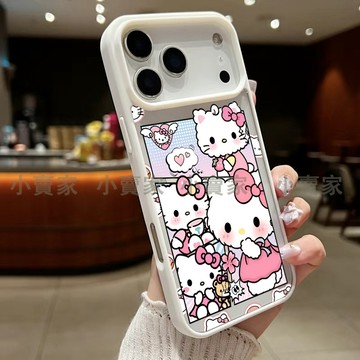 甜心KT貓磁吸透明手機殼 iPhone18 17 16 15 14 13 12 11ProMax XR 8p i7保護殼