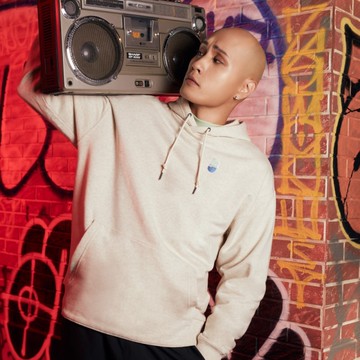 PUMA 帽T 流行系列 DOWNTOWN 180 燕麥色 黃宣 厚連帽T 中性 62437690