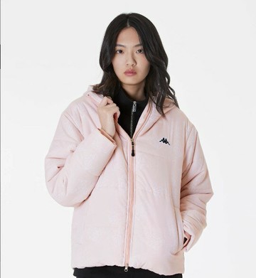 KAPPA 24 女款 防潑水鋪棉連帽外套   採用竹炭棉設計，恆溫保暖 /  331U2MW