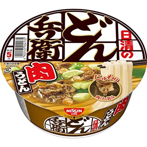 日清食品 日清のどん兵衛 肉うどん カップ麺 87G12個