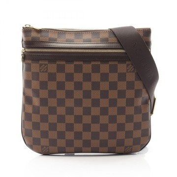 LOUIS VUITTON LV 路易威登 棕色 棋盤格 帆布 Pochette Bosphore 肩背包 N51111 【二手名牌BRAND OFF】