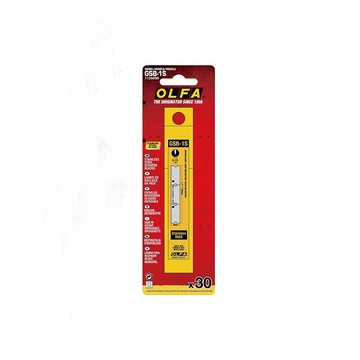 【OLFA】玻璃用刮刀刀片 30片/包 GSB-1S