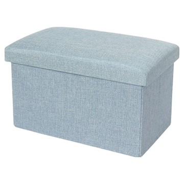 c165儲物收納凳  天藍  1入