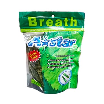 A star 多效螺旋五星棒SS  軟Q耐嚼  全面清潔口腔  玉米澱粉  240g  1包