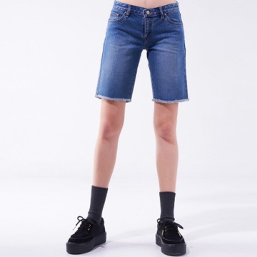 ET BOîTE BLUE WAY –經典五分丹寧反折褲