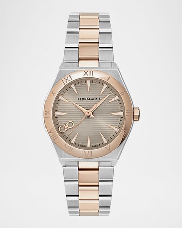 Vega Upper East 28MM Two Tone Bracelet Watch