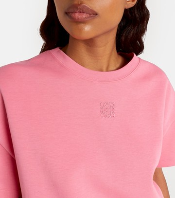 Loewe Anagram cotton-blend jersey T-shirt