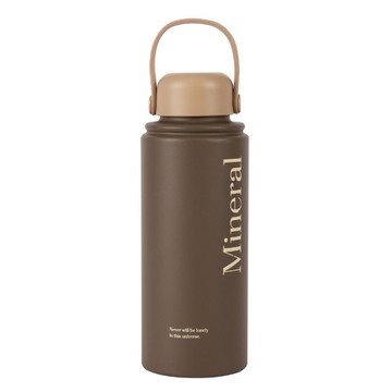 Oolab 良杯製所 溫杉林系列 好感旅行保溫瓶 9 x 9 x 30cm  砂礦咖  950ml  1個