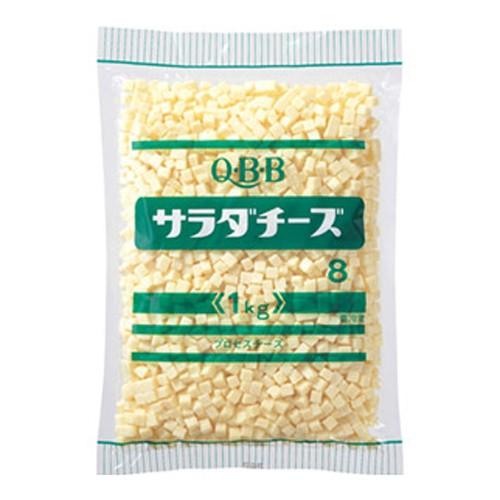 QBB サラダチーズ ダイスカット 8mm角 1kg(冷蔵)