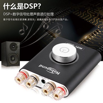 擴大機 功放機 100W×2大功率放大器藍牙5.0 DSP迷你數字功放HIFI立體聲家用音響