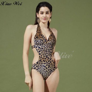 【蘋果品牌 】 時尚大女三角連身泳裝 NO.1104038