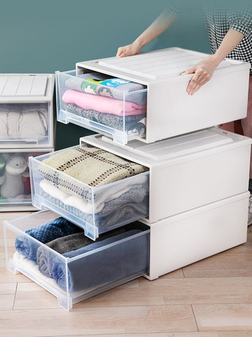 收納箱抽屜式衣物收納盒 嬰兒專用尿布臺衣服整理盒子 衣帽間柜子