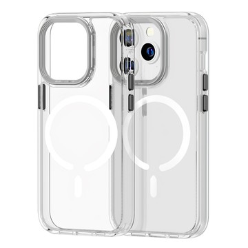 Q哥 鯊盾 軍規防摔 磁吸MagSafe 透明殼  iPhone 16  天峰藍