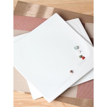 創意純白陶瓷盤子菜盤碟子牛排盤平盤淺盤點心蛋糕盤意面盤西餐盤