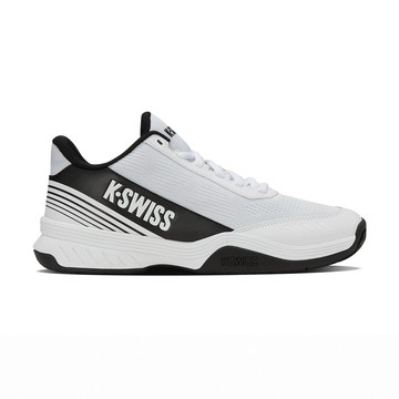 K-SWISS 透氣輕量網球鞋 SPEEDEX 2 運動 男鞋  白黑色 09486-184-M
