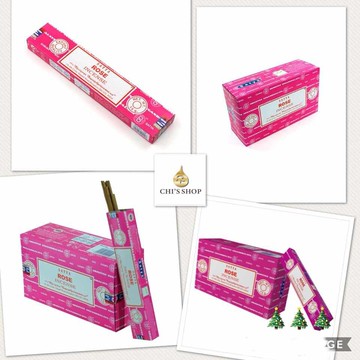 [綺異館] 印度線香 賽巴巴 玫瑰花 浪漫芬芳 Satya rose incense 另售印度皂