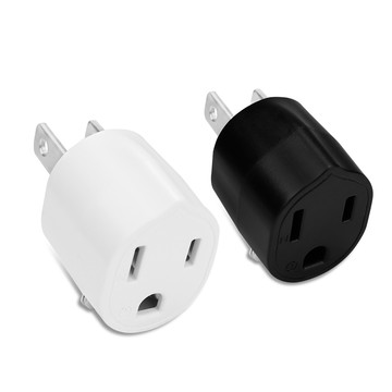 PowerSync 圓弧型3轉2電源轉接頭/2色/2入