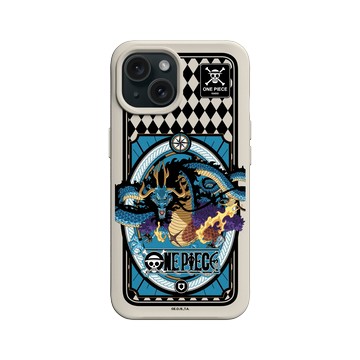 iPhone 15 SolidX 貝殼灰 - 航海王 One Piece - 龍形態 - 百獸海道