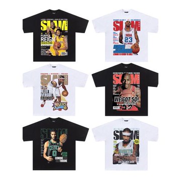 球星短袖美式T恤籃球純棉重磅OK組合 科比 詹姆斯 塔圖姆 莫蘭特