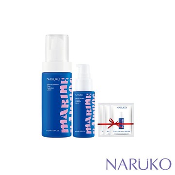 【NARUKO牛爾】海生竹360水循環精華30ml+保濕水乳液100ml+贈海生竹水循環精華2mlx3(混合肌)