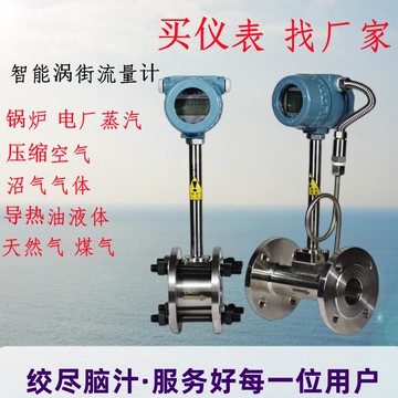 {台灣公司 可開發票}渦街流量計蒸汽氣體壓縮空氣汽油氧氬氮氣水電子數顯傳感器高精度