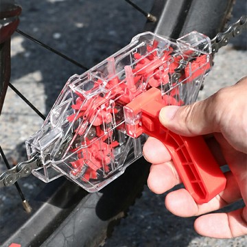 自行車鏈條清洗器 腳踏車洗鍊器 鏈條刷 鍊條刷 鏈條清潔 鏈條清洗器 洗鍊條神器 單車洗鏈【BN0301】普特汽車精品