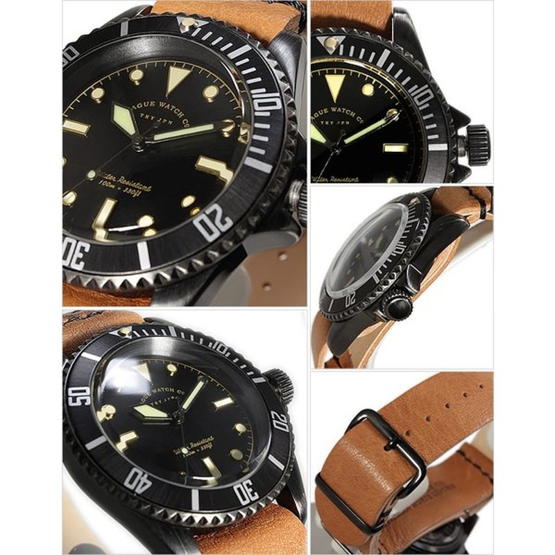 ヴァーグ ウォッチ コー 腕時計 ブラックサブ 時計 VAGUE WATCH Co