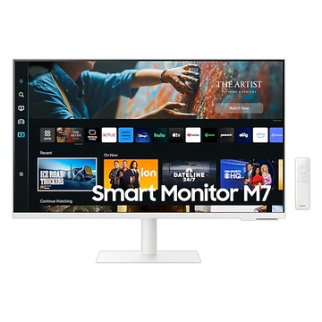 Samsung 三星 M7 4K智慧聯網螢幕 白色 S27CM703UC  27吋