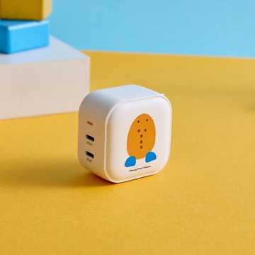 Pixar玩具總動員-蛋頭先生款GaN 45W Type-C雙孔充電頭