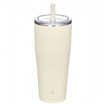 ZOJIRUSHI 象印 不鏽鋼真空吸管杯 SX-HA89H  CM 燕麥杏  1個  890ml