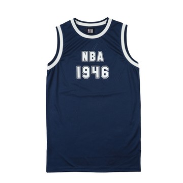 NBA 女款 長版印花 網布球衣