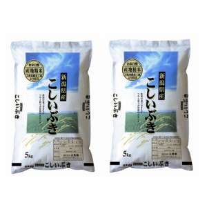 送料無料 新潟 雪蔵仕込 こしいぶき 5kg×2   お米 お取り寄せ グルメ 食品 ギフト プレゼント おすすめ お歳暮