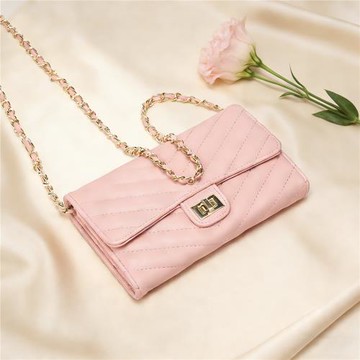 斜挎錢包手機包兩用女包單肩時尚信封包高級感百搭小香風鏈條小包