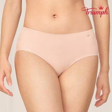 黛安芬-智能超彈系列 中腰三角內褲 M-EL 嫩粉