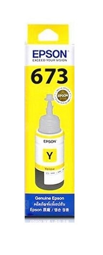 EPSON T673/T6734/T673400原廠黃色墨水 適用:L800/L805/L1800