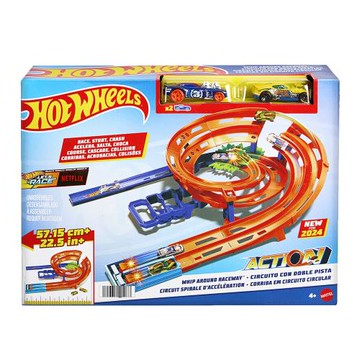 MATTEL 風火輪動作系列 正面對決賽(附2台車)