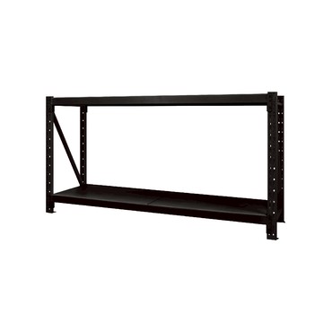 [佳格倉儲]輕型工作桌 | 深50x寬150x高80 (共2層) 黑 | DIY組裝商品