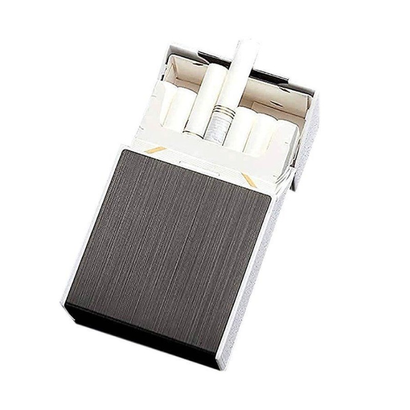 電子ライター USB充電式 タバコケース 20本収納 プラズマ 2in1