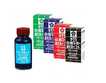 sakura 櫻花 xlwbk-ri 白板筆專用補充墨水 補充液 25cc 日本製 1入3個